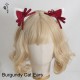 Cat Ears Bowknot Lolita Style KC (LG95)